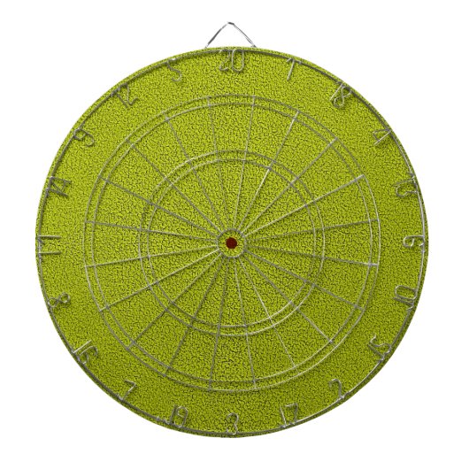 Het uiterlijk van Snuggly Chartreuse Green Suede Dartbord (Voorkant)