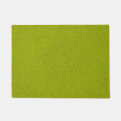 Het uiterlijk van Snuggly Chartreuse Green Suede Deurmat (Voorkant)