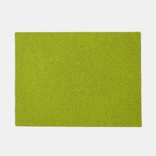 Het uiterlijk van Snuggly Chartreuse Green Suede Deurmat