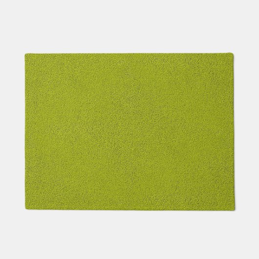 Het uiterlijk van Snuggly Chartreuse Green Suede Deurmat (Voorkant)