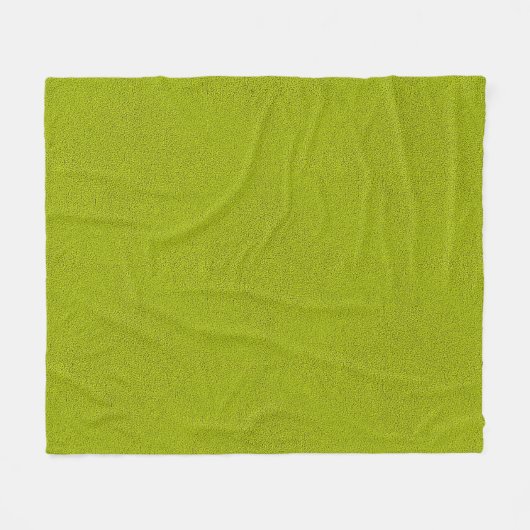 Het uiterlijk van Snuggly Chartreuse Green Suede Fleece Deken (Voorkant (Horizontaal))