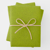 Het uiterlijk van Snuggly Chartreuse Green Suede Inpakpapier Vel (In situ)