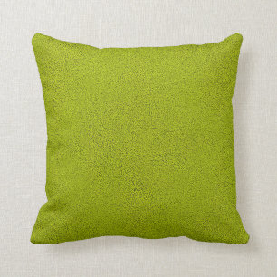 Het uiterlijk van Snuggly Chartreuse Green Suede Kussen