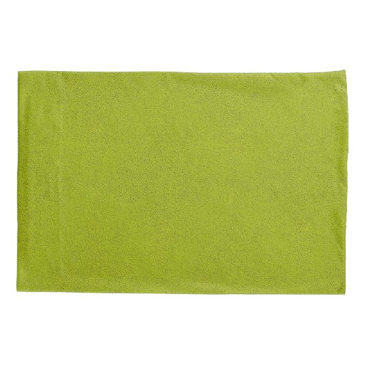 Het uiterlijk van Snuggly Chartreuse Green Suede Kussensloop (Achterkant)