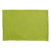 Het uiterlijk van Snuggly Chartreuse Green Suede Kussensloop (Voorkant)