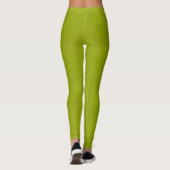 Het uiterlijk van Snuggly Chartreuse Green Suede Leggings (Achterkant)