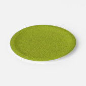 Het uiterlijk van Snuggly Chartreuse Green Suede Papieren Bordje (Gekanteld)