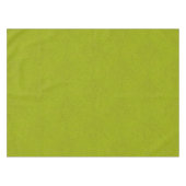 Het uiterlijk van Snuggly Chartreuse Green Suede Tafelkleed (Voorkant (Horizontaal))
