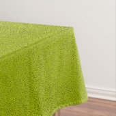 Het uiterlijk van Snuggly Chartreuse Green Suede Tafelkleed (Voorbeeld)