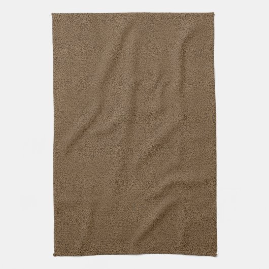Het uiterlijk van Snuggly Coffee Brown Suede Textu Theedoek (Verticaal)