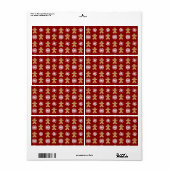 Het uitgeven etiket (Full Sheet)