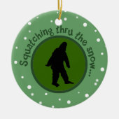 Het uitlijnen door de Sneeuwsmakerij Keramisch Ornament (Voorkant)