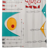 Het uitlijnen van het gordijn van de Planet Shower (Voorkant)