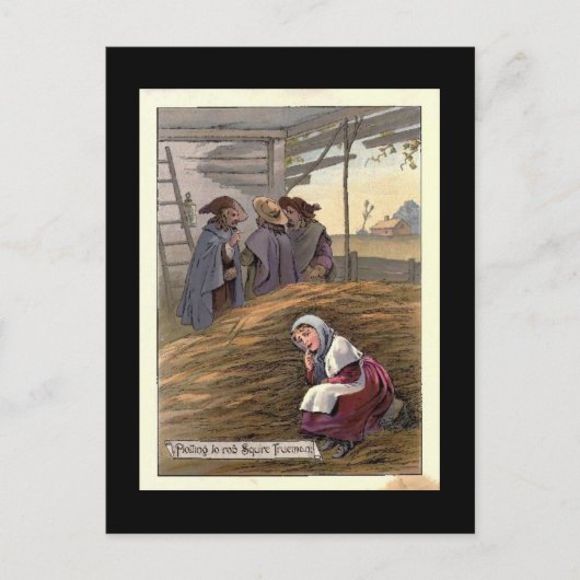 Het uitlokken van een vierkant Trueman Briefkaart (Voorkant)