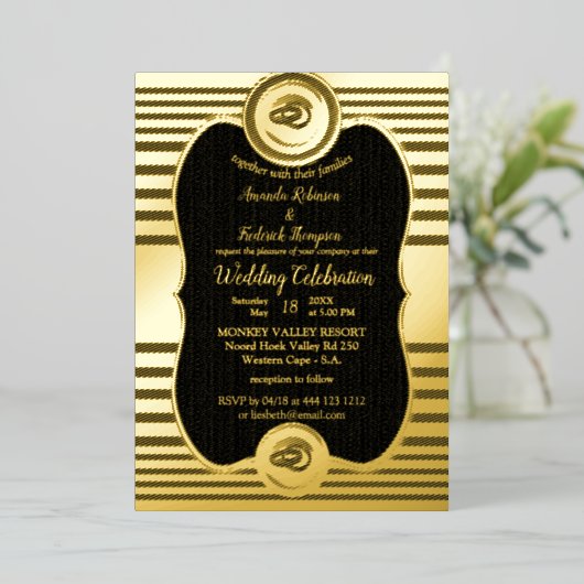 Het Uitnodiging van de Grote Folie van de Inspirat (Staand Voorkant)