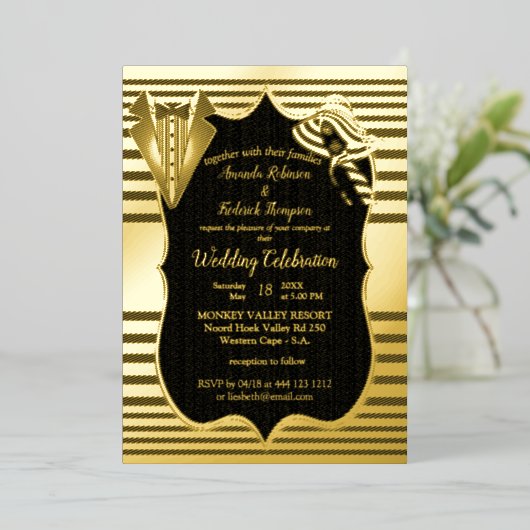 Het Uitnodiging van de Grote Folie van de Inspirat (Staand Voorkant)