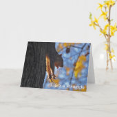 Het uitrekken zich Eekhoorn Kaart (Gele Bloem)