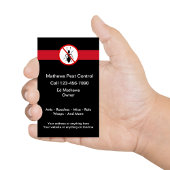 Het uitroeien van Pest Control Theme Visitekaartje