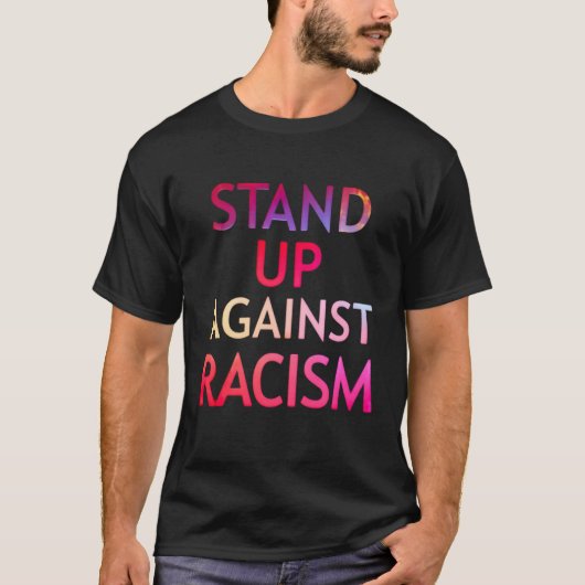 Het uitroeien van racisme bouwt een groot land op. t-shirt (Voorkant)