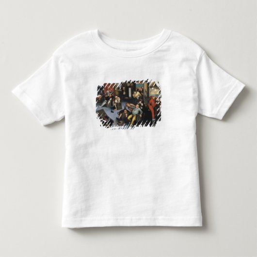 Het uitsnijden van de steen van de waanzin kinder shirts (Voorkant)