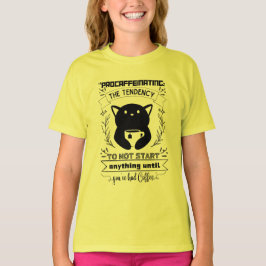 Het uitstellen van de neiging om niets te beginnen t-shirt