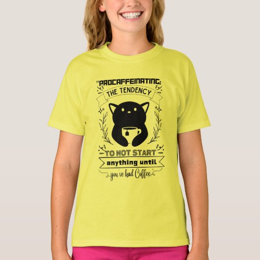 Het uitstellen van de neiging om niets te beginnen t-shirt (Voorkant)