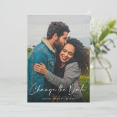 Het Uitstellen van de verbinding Verandert de Datu Save The Date (Staand voorkant)