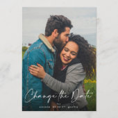 Het Uitstellen van de verbinding Verandert de Datu Save The Date (Voorkant)