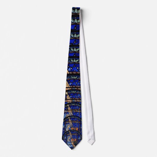 Het uitstralen van het Blauw van het Glas in lood Stropdas (Voorkant)