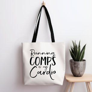Het uitvoeren van Comps is mijn cardio Canvas tas