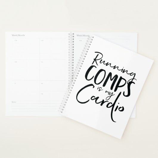 Het uitvoeren van comps is mijn cardio planner (Display)