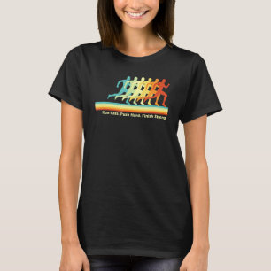 Het uitvoeren van de Moti van de Runner van de Reg T-shirt