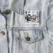 Het uitvoeren van de nachtheffingen vierkante button 5,1 cm (In situ)