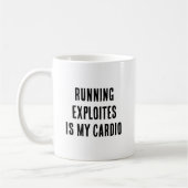 Het Uitvoeren van Exploits Is Mijn Cardio Grappige Koffiemok (Links)