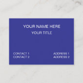 Het uitwerken van workout gewichten werken uit visitekaartje (Achterkant)