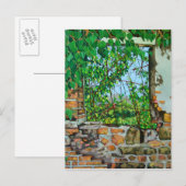 Het uitzicht 2008 van de Hagedis Briefkaart (Voorkant / Achterkant)