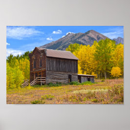 Het Uitzicht Hotel, Ashcroft, Colorado Poster