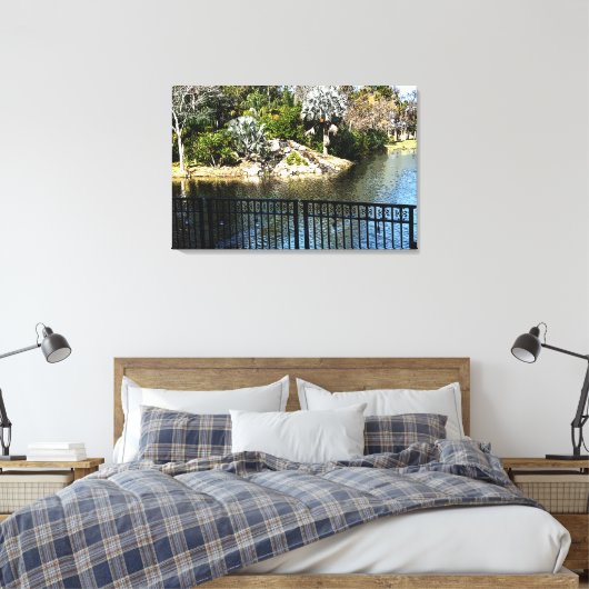 Het Uitzicht in Ponte Vedra Florida 1206 Canvas Afdruk (Insitu (Slaapkamer))