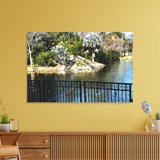 Het Uitzicht in Ponte Vedra Florida 1206 Canvas Afdruk (Insitu (Woonkamer))