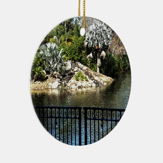 Het Uitzicht in Ponte Vedra Florida 1206 Keramisch Ornament (Rechts)