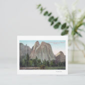 Het Uitzicht Meadows van de kathedraal van Rocks Briefkaart (Staand voorkant)