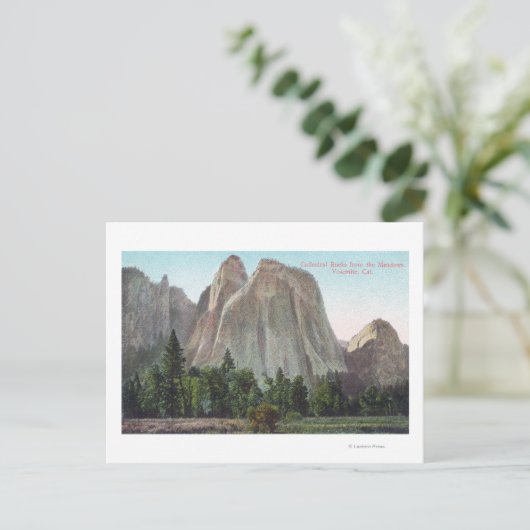 Het Uitzicht Meadows van de kathedraal van Rocks Briefkaart (Staand voorkant)