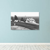 Het uitzicht op Cape Fowlweather Canvas Afdruk (Insitu (Houten vloer))