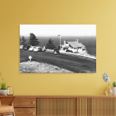 Het uitzicht op Cape Fowlweather Canvas Afdruk (Insitu (Woonkamer))