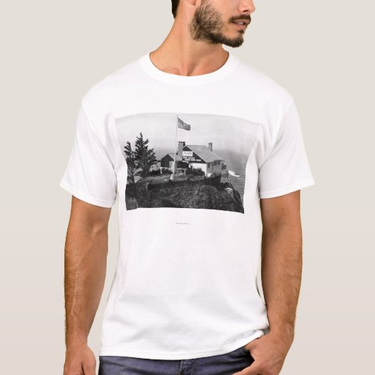 Het uitzicht op Kaapweer, Oregon T-shirt (Voorkant)