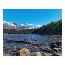 Het uitzicht op Mount Fitzroy bij Laguna Capri