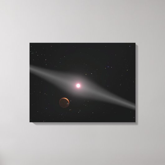 Het uitzicht uit de omgeving canvas afdruk (Voorkant)