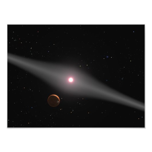 Het uitzicht uit de omgeving foto afdruk (Voorkant)