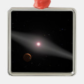 Het uitzicht uit de omgeving metalen ornament (Voorkant)