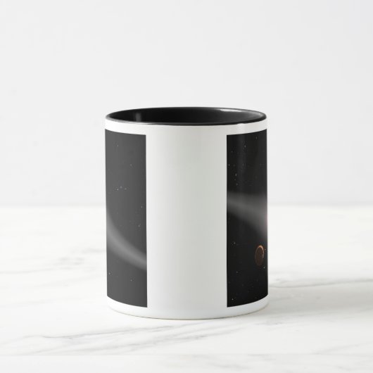 Het uitzicht uit de omgeving mok (Midden)